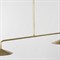 Visual Comfort Ponce Updated Traditional Antique Brass Linear Pendant
