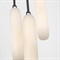 Visual Comfort Formosa Modern White Alabaster Bronze 3 Light Pendant