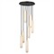 Visual Comfort Formosa Modern White Alabaster Bronze 7 Light Pendant