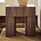Elias Modern Classic Brown Wood Square End Table