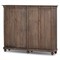 Sonya Rustic Lodge Brown Distressed Pine Media Cabinet - 65&quot;