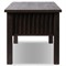 Joseph Rustic Lodge Dark Brown Oak Desk