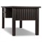 Joseph Rustic Lodge Dark Brown Oak Desk