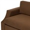 Mila Modern Classic Brown Crypton Sofa - 105&quot;