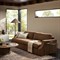 Mila Modern Classic Brown Crypton Sofa - 105&quot;