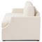 Mila Modern Classic Cream Crypton Sofa - 105&quot;