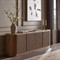 Charlene Rustic Lodge Natural Oak Media Console - 92&quot;