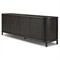 Bonnie Rustic Lodge Black Oak Sideboard