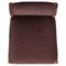 Odelia Modern Classic Maroon Velvet Brown Oak Dining Chair