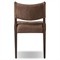 Odelia Modern Classic Brown Leather Oak Dining Chair