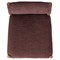 Odelia Modern Classic Maroon Velvet Brown Oak Counter Stool