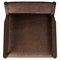 Odelia Modern Classic Brown Leather Oak Dining Arm Chair