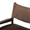 Odelia Modern Classic Brown Leather Oak Dining Arm Chair