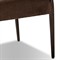 Odelia Modern Classic Brown Leather Oak Dining Arm Chair