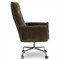 Leon Modern Classic Olive Green Velvet Stainless Steel Executive Office Chair