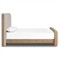 Melanie Modern Classic Beige Bed - Queen