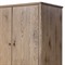 Basil Rustic Lodge Weathered Oak Armoire