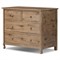 Basil Rustic Lodge Weathered Oak Dresser