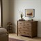 Basil Rustic Lodge Weathered Oak Dresser