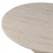 Regine Modern Classic Beige Concrete Round Outdoor Coffee Table