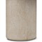 Regine Modern Classic Beige Concrete Oval Outdoor Dining Table - 102&quot;