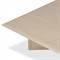 Rosal Modern Classic Natural Oak Woven Rush Square Coffee Table