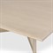 Rosal Modern Classic Natural Oak Woven Rush Square Coffee Table