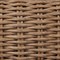 Cassel Coastal Beach Brown Teak Woven Outdoor Dining Chair