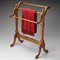 Annalise Updated Traditional Brown Wood Blanket Stand