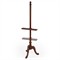 Eamon Updated Traditional Dark Brown Wood Easel Stand