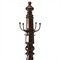 Jericho Updated Traditional Dark Brown Wood Coat Rack