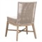 Orla Coastal Cream Performance Grey Wood Woven Dining Chair - Set of 2