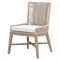 Orla Coastal Cream Performance Outdoor Woven Dining Chair - Set of 2