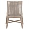 Orla Coastal Cream Performance Outdoor Woven Dining Chair - Set of 2
