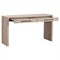 Cayson Coastal Beach Grey Acacia Wood Rectangular Console Table
