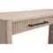 Cayson Coastal Beach Grey Acacia Wood Rectangular Console Table