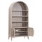 Albina French Country Grey Acacia Wood Storage Bookcase