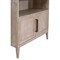 Albina French Country Grey Acacia Wood Storage Bookcase