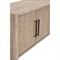 Cayson Coastal Beach Grey Acacia Wood Textured Media Cabinet - 74&quot;