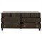 Mira Coastal Beach Dutch Brown Oak Double Dresser