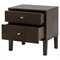 Mira Coastal Beach Dutch Brown Oak Nightstand