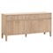 Mira Coastal Beach Natural Oak Sideboard