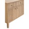 Mira Coastal Beach Natural Oak Sideboard
