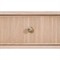 Mira Coastal Beach Natural Oak Rectangular Console Table