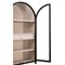 Colette Modern Classic Black Wood Display Cabinet