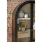 Colette Modern Classic Black Wood Display Cabinet
