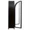 Colette Modern Classic Black Wood Display Cabinet