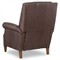 Peregrine Updated Traditional Hickory Brown Leather Power Recliner Chair