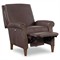 Peregrine Updated Traditional Hickory Brown Leather Power Recliner Chair