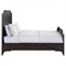 Alexandra Modern Classic Black Wood Bed - Queen